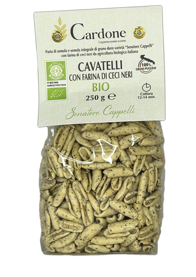 Cavatelli Farina di ceci neri